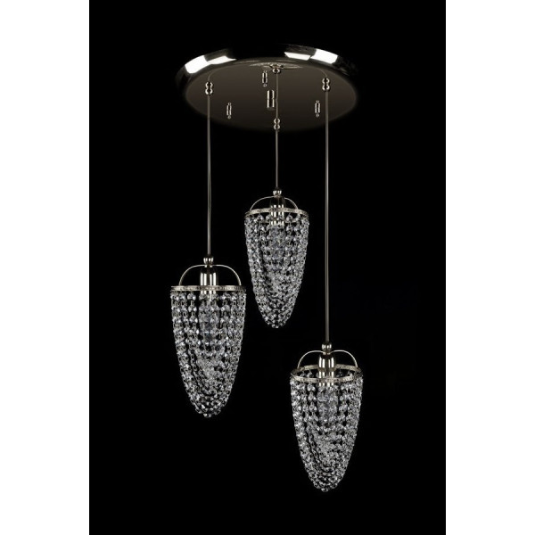 Кришталева люстра ARTGLASS SMALL GAME 03-03 CE nikl