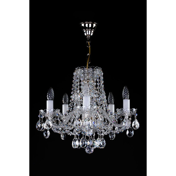 Хрустальная люстра ARTGLASS FRANCESCA V nikl (CE)