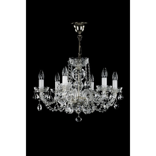 Хрустальная люстра ARTGLASS TATANA VI nikl (CE)