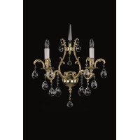 Кришталеве бра ARTGLASS ZANA II brass antiq (CE)