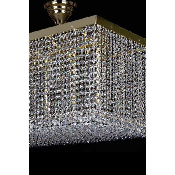 Кришталева люстра ARTGLASS LEANDRA 350x600 CE