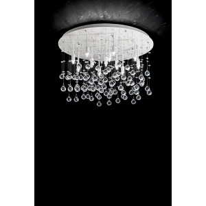 Кришталева люстра IDEAL LUX MOONLIGHT PL12 CROMO