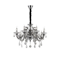 Хрустальная люстра IDEAL LUX COLOSSAL SP8 GRIGIO