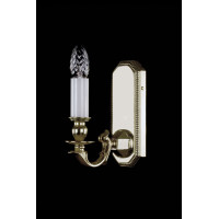 Бра ARTGLASS GRACIE I brass antiq Бра ARTGLASS GRACIE I brass antiq