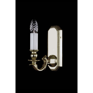 Бра ARTGLASS GRACIE I brass antiq Бра ARTGLASS GRACIE I brass antiq