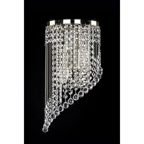 Хрустальное бра ARTGLASS GWEN LEFT NIKL (CE)