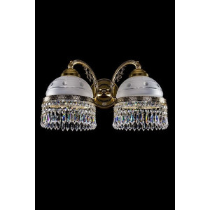 Кришталеве бра ARTGLASS KARAT II CE brass antiq