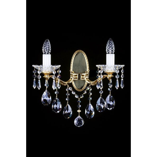 Бра ARTGLASS SHEETAL II. BRASS ANTIQUE CE