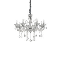 Хрустальная люстра IDEAL LUX COLOSSAL SP8 TRASPARENTE