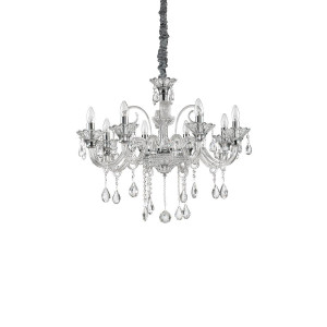 Кришталева люстра IDEAL LUX COLOSSAL SP8 TRASPARENTE