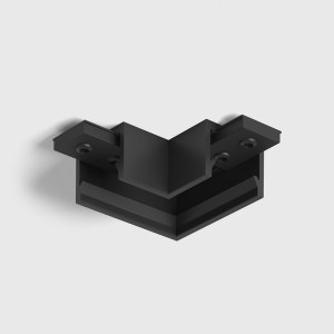 З'єднувач накладний L-подібний MINI_LINE42 CORNER S HR, L42.5mm, W42.5mm, H13.5mm, чёрный (07.S90HR.BK)