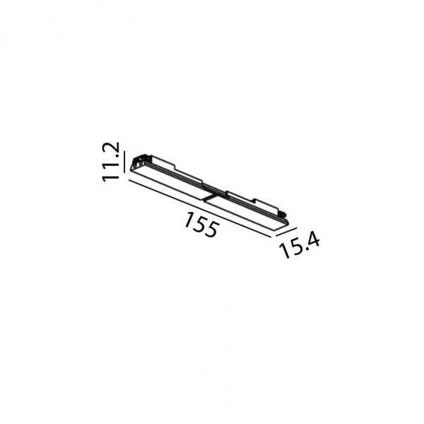 Соеденитель электрический, MINI_LINE42 ELECTRICAL JOINT FLEX, белый (07.S2LE.WH)