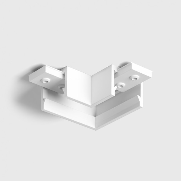 З'єднувач накладний L-подібний MINI_LINE42 CORNER S HR, L42.5mm, W42.5mm, H13.5mm, белый (07.S90HR.WH)