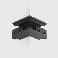 З'єднувач накладний стіна-стіна зовнішний MINI_LINE42 CORNER S OUT, L39.5mm, W39.5mm, H19mm, чёрный (07.S90OUT.BK)