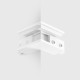Соединитель накладной стена-стена внешний MINI_LINE42 CORNER S OUT, L39.5mm, W39.5mm, H19mm, белый (07.S90OUT.WH)