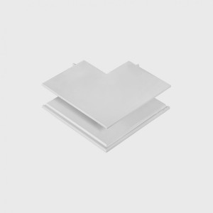 З'єднувач накладний стеля-стіна зовнішній IN_LINE CORNER S OUT Білий