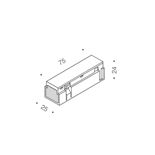 Соединитель лин. электрический IN_LINE ELECTRICAL JOINT без кабеля Белый