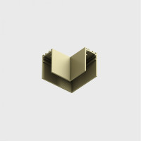 Соединитель накладной L-образный IN_LINE CORNER S HR Светлое золото
