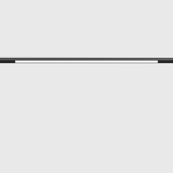 Трековий лінійний світильник MINI_LINE LINEA 600 мм 42V 3000K (чорний)