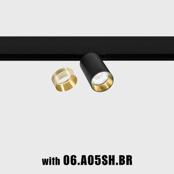 Трековый прожектор IN_LINE TUB M A 90, 3000K (чёрный)