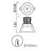 Точечный светильник Mantra FORMENTERA C0073