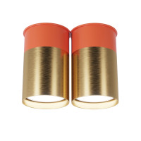 Точковий світильник Pikart BP двойной Coral Gold 6349-2