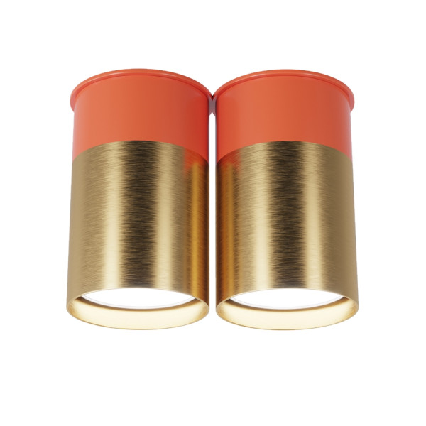 Точковий світильник Pikart BP двойной Coral Gold 6349-2