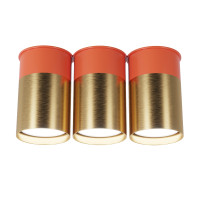 Точковий світильник Pikart BP тройной Coral Gold 6353-2