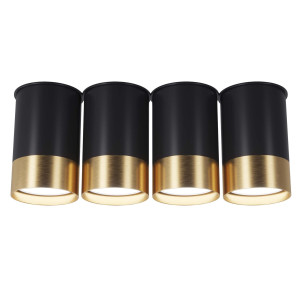 Точечный светильник Pikart BP BLACK/WHITE GOLD 25624-1