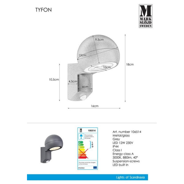 Markslojd TYFON 106514