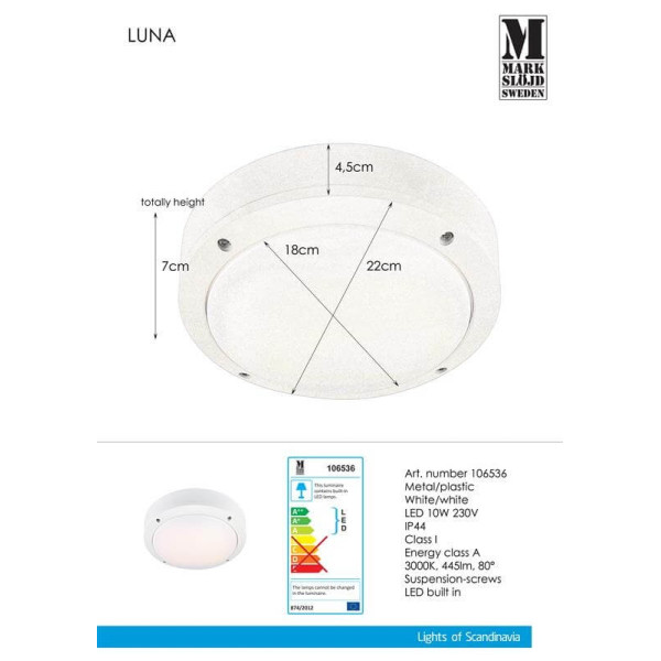 Markslojd LUNA 106536