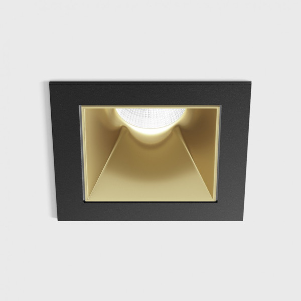 NANO S, L48мм, W48мм, H67мм, LED 8W 4000K, черный-золотой (01.3911.8.940.BK + 01.A391.BR)