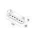 VARIO COMFORT 151, L151mm, W38mm, H45mm, LED 9W, 4000К, белый (01.1511.9.940.WH)