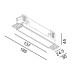 VARIO LINEA 151 TRIMLESS, L137mm, W24,5mm, H45mm, LED 4,2W, 3000К, черный (01.1510.4.930.BK + VARIO FRAME2)