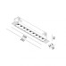 VARIO COMFORT 218 TRIMLESS, L205mm, W24,5mm, H45mm, LED 14W, 3000К, черный (01.2181.14.930.BK + VARIO FRAME3)