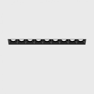 VARIO COMFORT 218 TRIMLESS, L205mm, W24,5mm, H45mm, LED 14W, 3000К, черный (01.2181.14.930.BK + VARIO FRAME3)