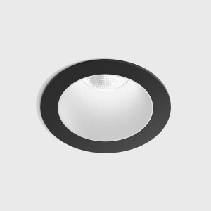 NANO R, D48мм, H67мм, LED 8W 3000K, белый-черный (01.3910.8.930.BK + 01.A390.WH)
