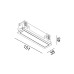 VARIO LINEA 151, L151mm, W38mm, H45mm, LED 4,2W, 3000К, черный (01.1510.4.930.BK)