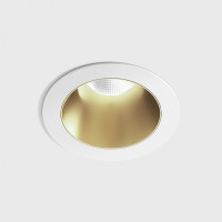 NANO R, D48мм, H67мм, LED 8W 3000K, золотой-белый (01.3910.8.930.WH + 01.A390.BR)