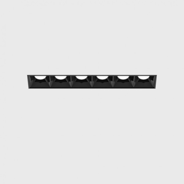 VARIO COMFORT 151 TRIMLESS, L137mm, W24,5mm, H45mm, LED 9W, 3000К, черный (01.1511.9.930.BK + VARIO FRAME2)