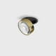 SOL IN, D95мм, H33мм, LED 14W 4000K, черный-золотой (01.9533.14.940.BK + SOL RING BRASS)