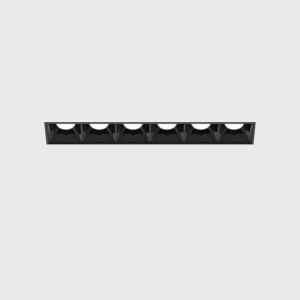 VARIO COMFORT 151 TRIMLESS, L137mm, W24,5mm, H45mm, LED 9W, 4000К, черный (01.1511.9.940.BK + VARIO FRAME2)