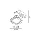 Nano S TRIMLESS, L35мм, W35мм, H67мм, LED 8W 3000K, медный (01.3901.8.930.CP)