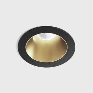 NANO R, D48мм, H67мм, LED 8W 3000K, золотой-черный (01.3910.8.930.BK + 01.A390.BR)