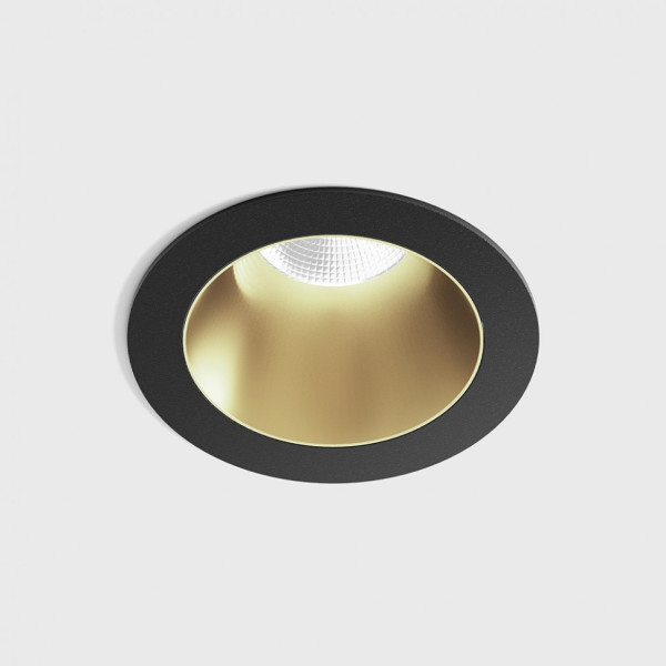 NANO R, D48мм, H67мм, LED 8W 3000K, золотой-черный (01.3910.8.930.BK + 01.A390.BR)