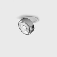 SOL IN, D95мм, H33мм, LED 14W 3000K, белый-хром (01.9533.14.930.WH + SOL RING CHROME)