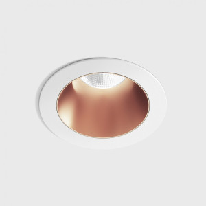 NANO R, D48мм, H67мм, LED 8W 3000K, медный-белый (01.3910.8.930.WH + 01.A390.CP)