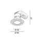 NANO R TRIMLESS, D35мм, H67мм, LED 8W 3000K, белый (01.3900.8.930.WH)