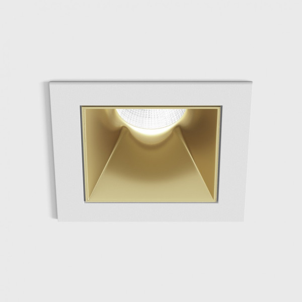 NANO S, L48мм, W48мм, H67мм, LED 8W 3000K, белый-золотой (01.3911.8.930.WH + 01.A391.BR)