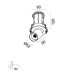 TUB M IN, D90mm, L90mm, H126mm, LED 9W, 3000К, белый (01.0590.9.930.WH)